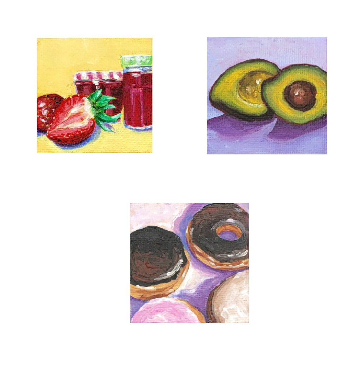 Kellie Sansone Creates - Wholesale Art Print - Mini Food - Giclee Prints3