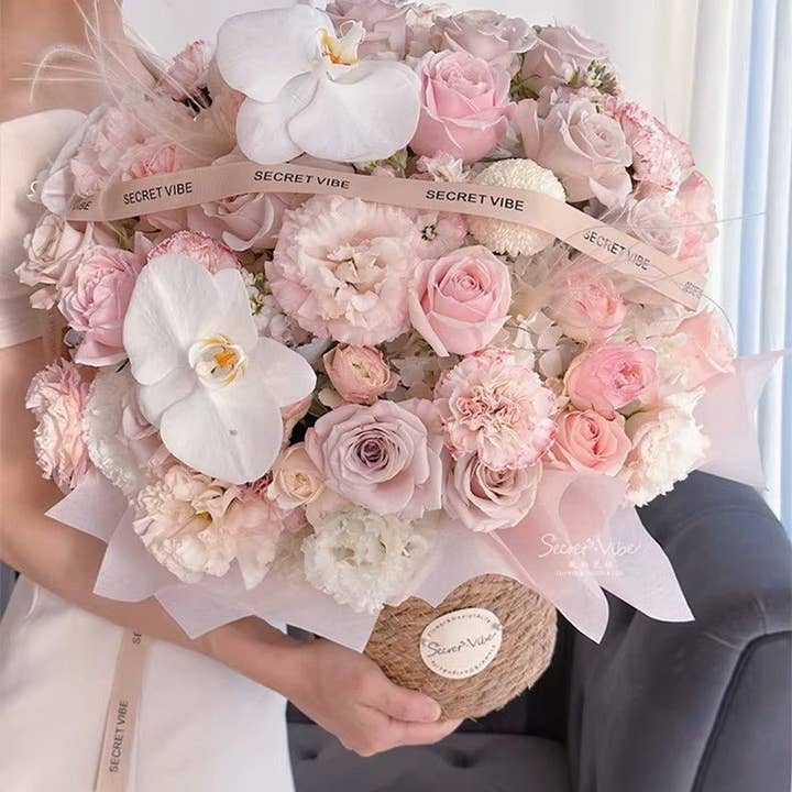 Elegant Design Supply - Wholesale Basket - Plastic Woven Imitation Flower Basket / Bucket7