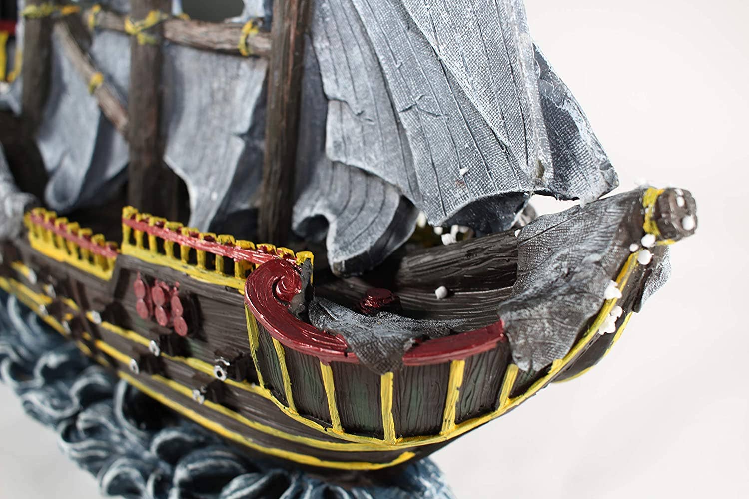 Penn-Plax - Wholesale Decorative Tabletop Object - Wave-Runner Pirate Ship Aquarium Decoration – Large1