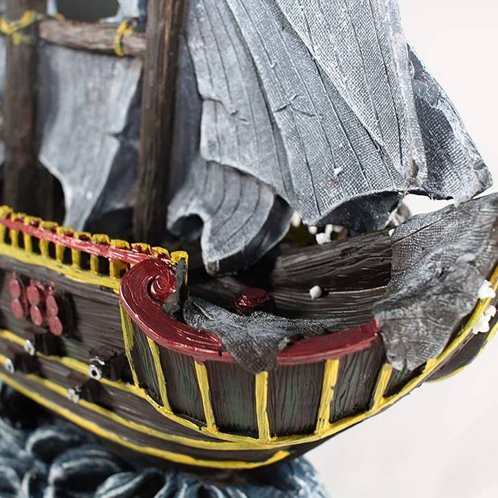 Penn-Plax - Wholesale Decorative Tabletop Object - Wave-Runner Pirate Ship Aquarium Decoration – Large1