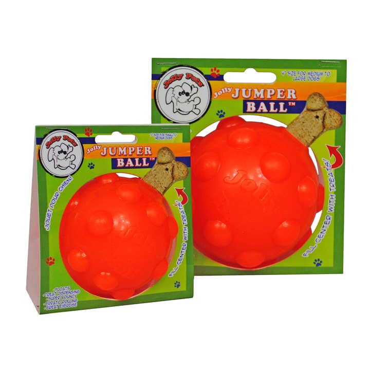 Jolly Jumper Ball Oranje 10 cm voor wholesale door Hofman Animal Care