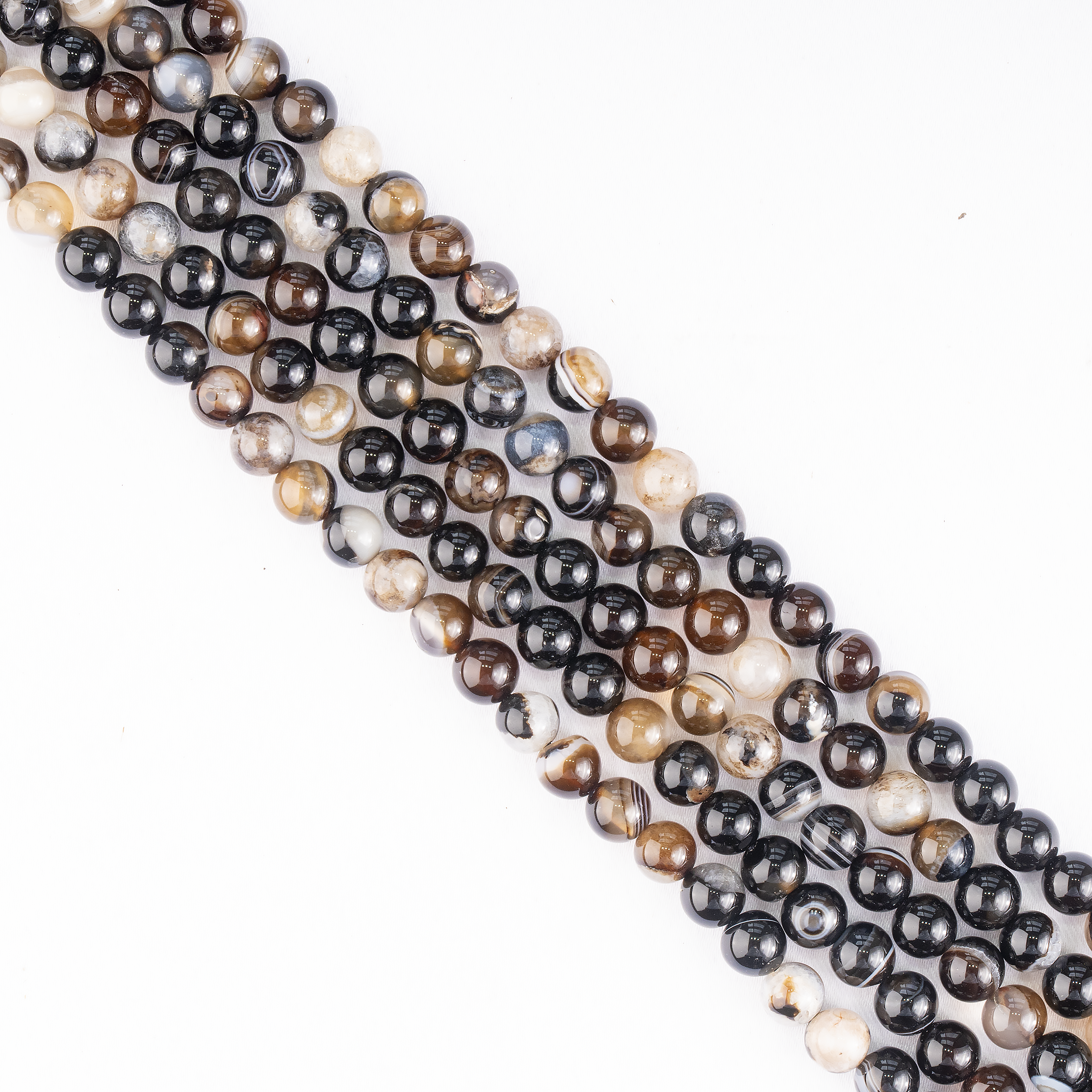 Soothing Crystals Beads - Wholesale Beads - Crystal Jewelry Beads |Black Sulemani Agate |Gemstone Healin3