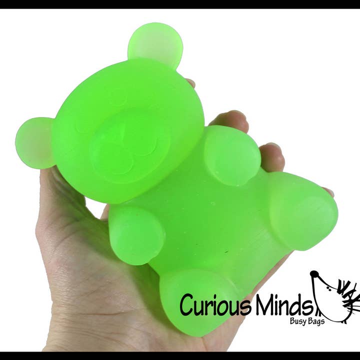 Curious Minds Toys - Wholesale Fidget Toy - Kids - 1 Soft Large Mochi Gummy Bear - Large Squishy Sensory Fidget7