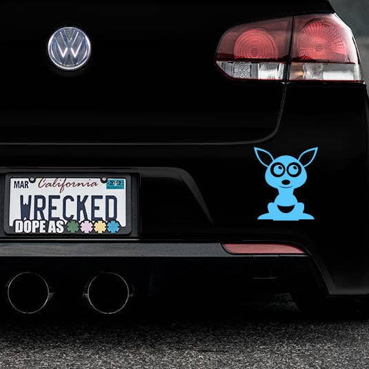 Yndig kænguru kofanger bil klistermærke for engroshandel hos WinsterCreations™