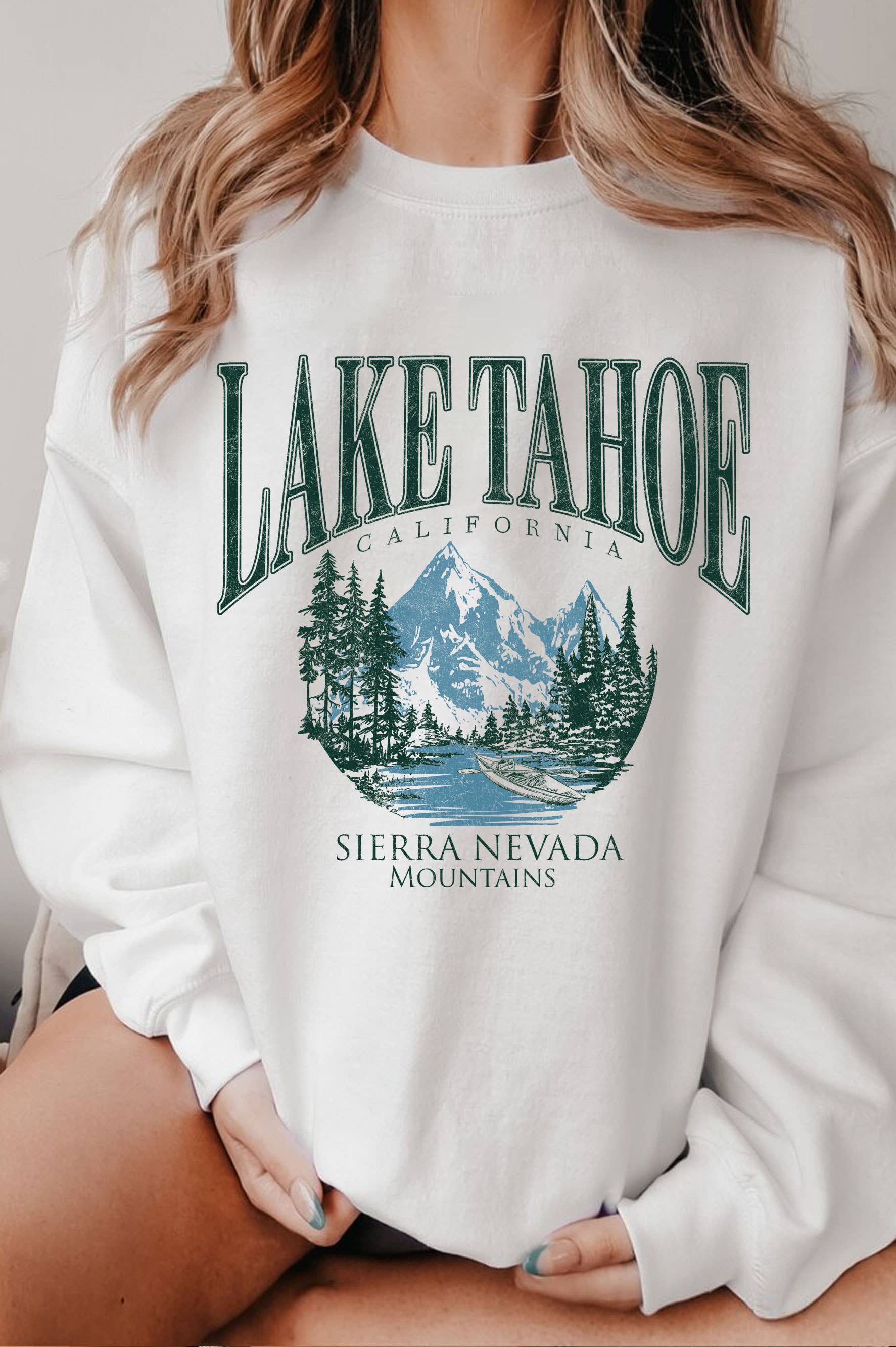 Rustee Clothing - Wholesale Graphic Sweatshirt - Women's - LAKE TAHOE CALIFORNIA GRAPHIC BRUSHED SWEATSHIRTS2
