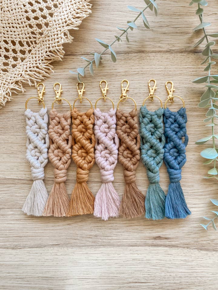 Handmade Macrame Double Diamond with Tassel for wholesale by Hawkesbury Handmade