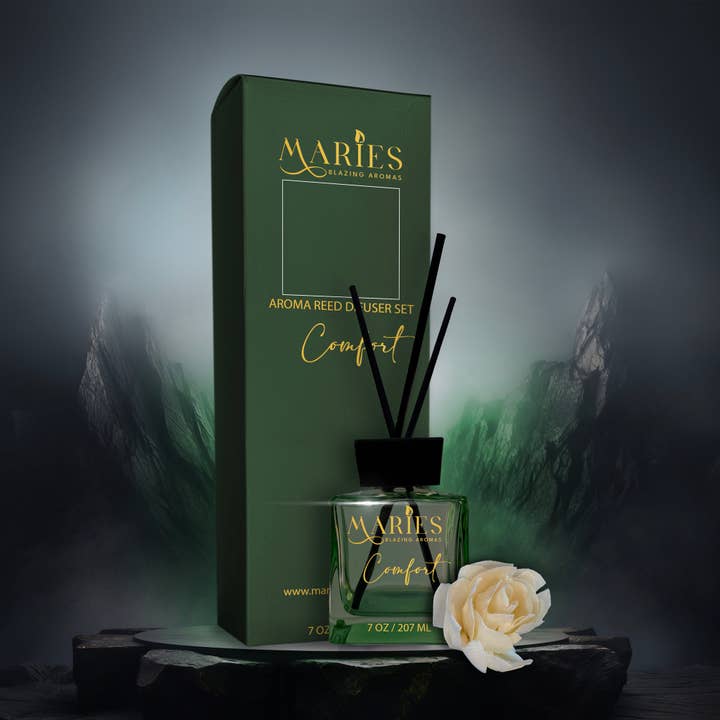 Comfort Aroma Reed Diffuser Set for wholesale by Marie's Blazing Aromas LLC