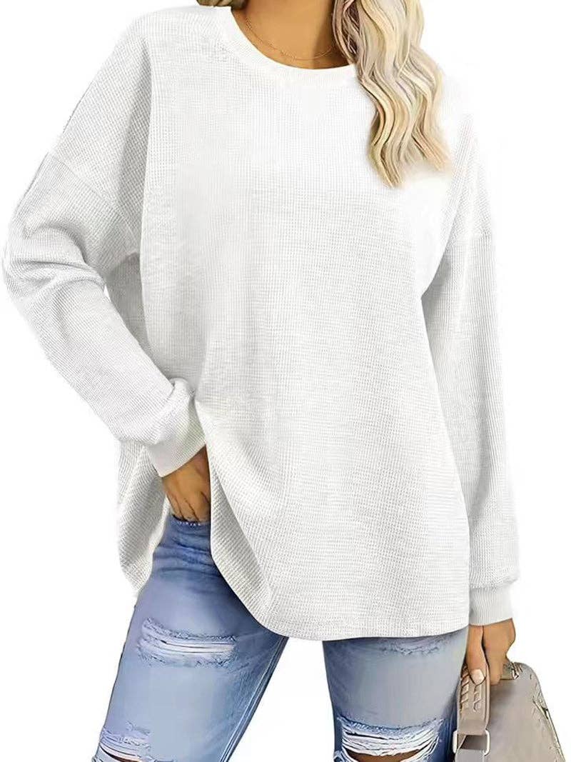 safistyle - Wholesale Knit Top - Women's - Solid Drop-Sleeve Knit Top1