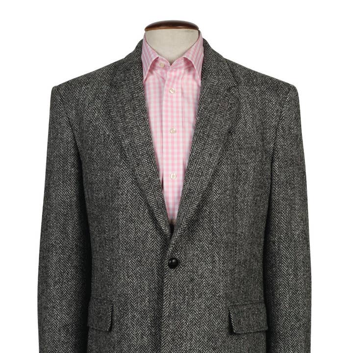 Casaco blazer de lã Harris de Tweed com ajuste clássico para homem - Laxdale por atacado de The Scotland Kilt Company