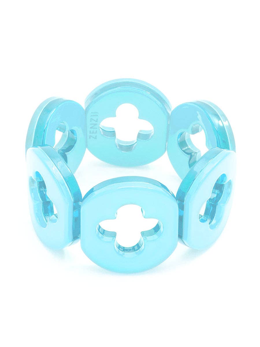 ZENZII Jewelry - Wholesale Beaded Bracelet - Resin Clover Bracelet1