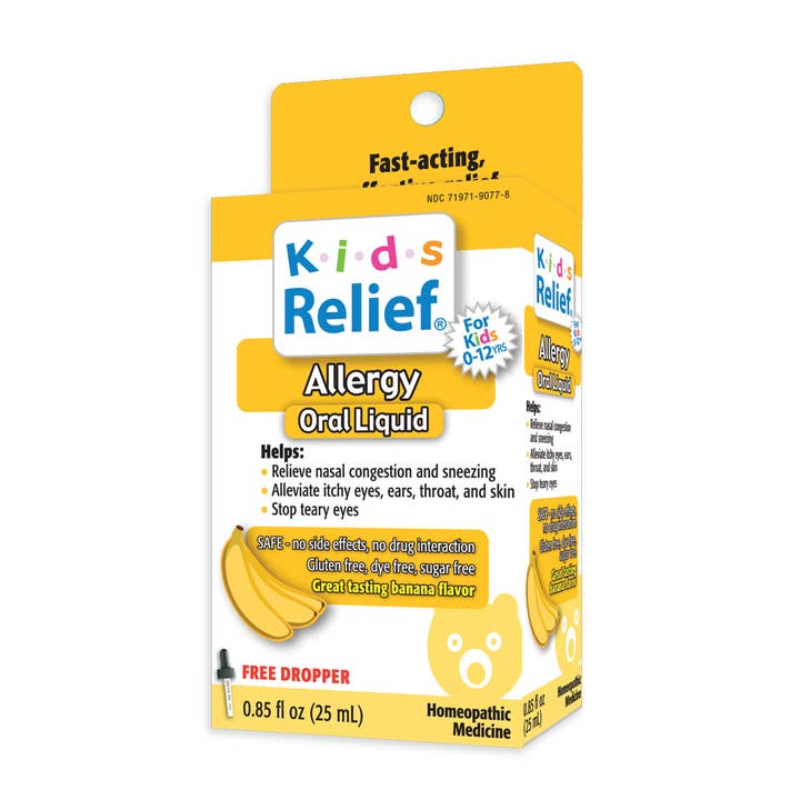 homeolab International Inc - Wholesale Oral Supplement/Vitamin - Kids Relief Allergy Oral Liquid for Kids 0-12 Years 25 mL