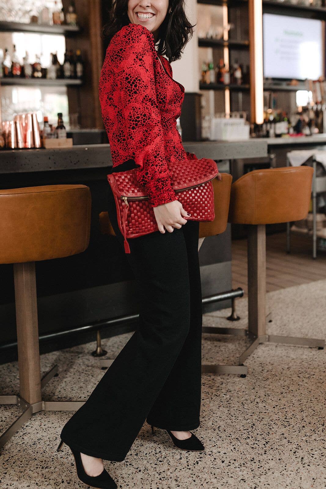 DAPH - Wholesale Pants - Women's - Alpaca-Cotton Wide-Leg Pants - Elegant, Comfortable1