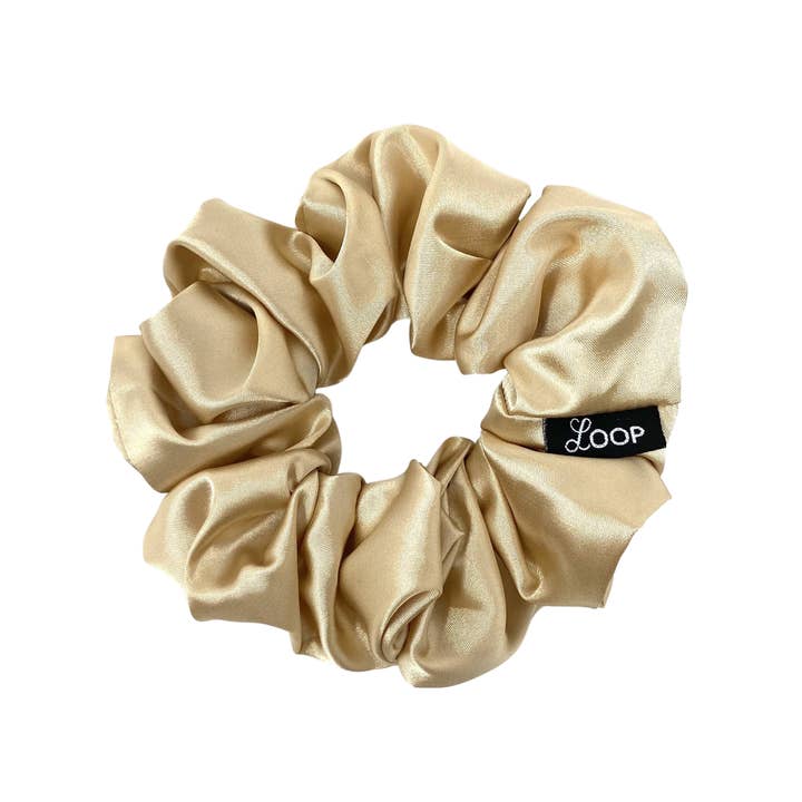 LOOP Lifestyle – Engroshandel Scrunchie – Kvinder – Champagne Satin