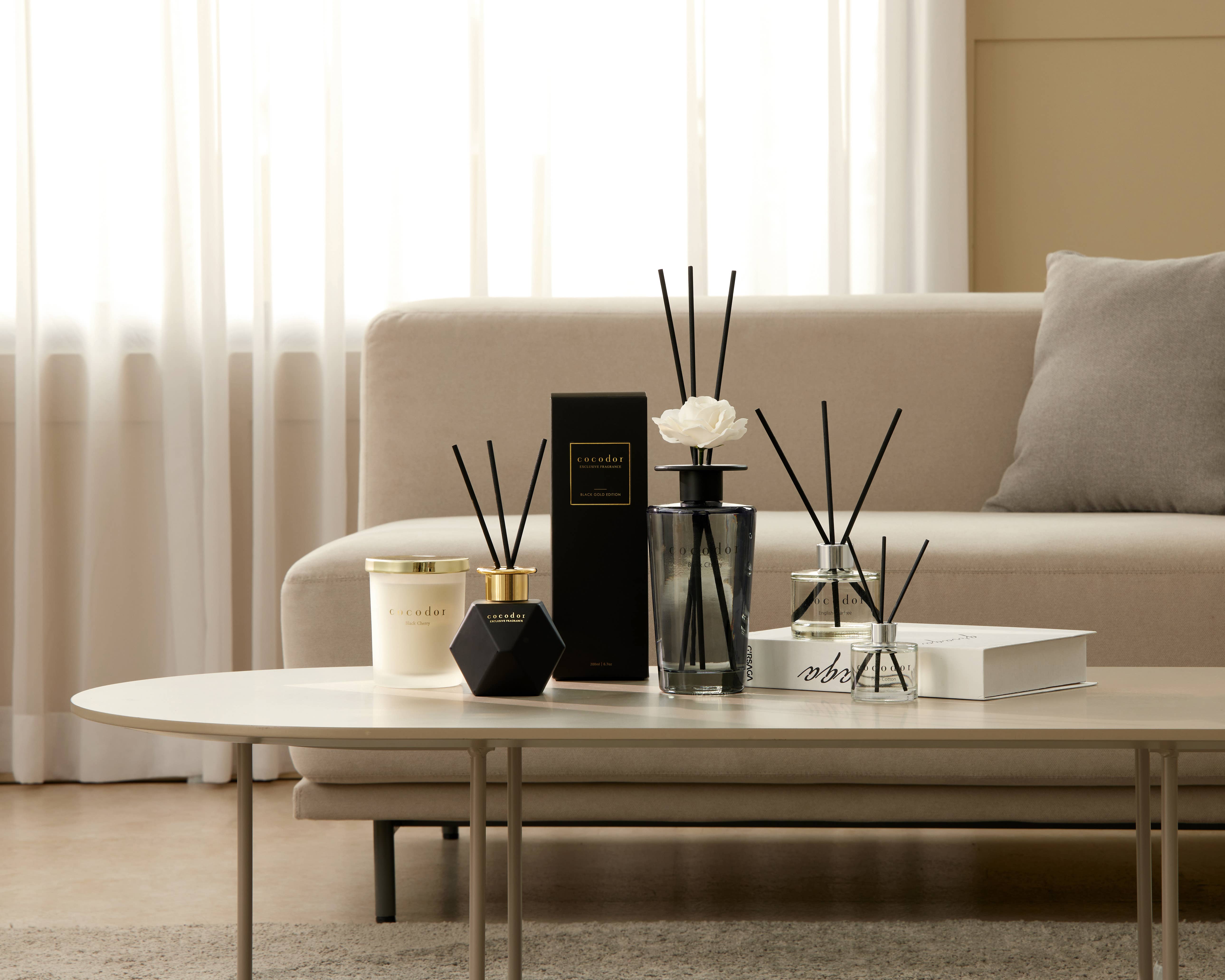 Cocodor Italy srl – Engroshandel Duftolie med pinde – Cocodor 500 ml duftspreder med duftpinde – Garden Lavender til hjemmet6