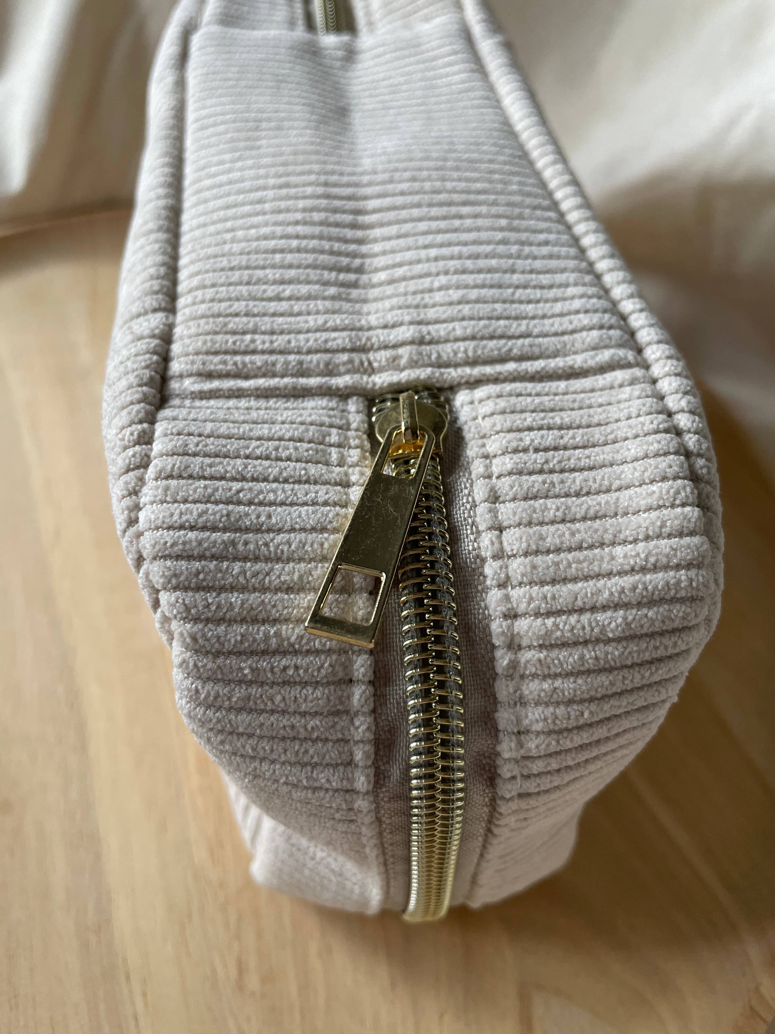 My Tribe of Three - Wholesale Make-up/cosmetic bag - Corduroy Cosmetic Bag1