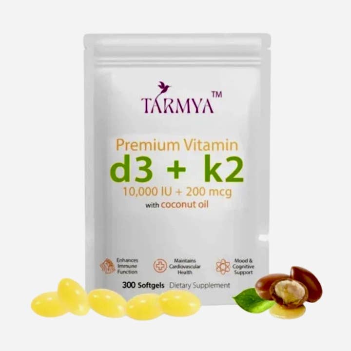 Vitamin D3 & Vitamin K2 (MK-7) Softgels 300 High Strength for wholesale by Cozy Trends
