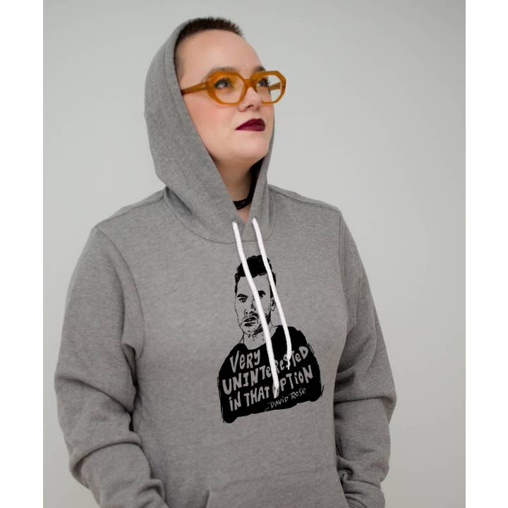 David Rose (Schitt's Creek) : Unisex Premium Hoodie for wholesale by Megan Lee Designs