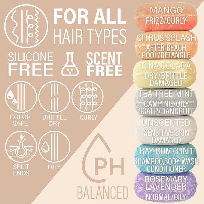 Luxiny Products - Luxurious Bath and Body – wholesale Schampopuck/Schampo i fast form – Oparfymerad Stärkande Schampobar – Luxiny5