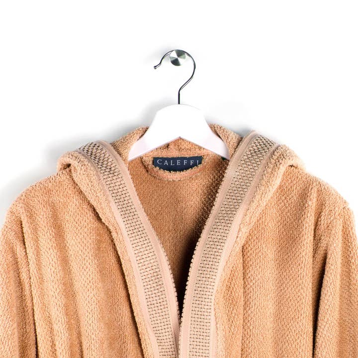 Peignoir à Capuche en Coton Gim Spugnissima Uni pour la vente par caleffi spa
