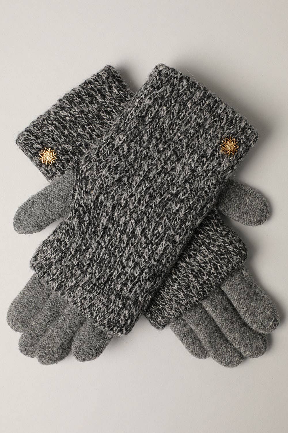 Fashion City - Venta al por mayor Guantes - Mujer - Guantes de punto de doble capa con mezcla de lana para invierno1