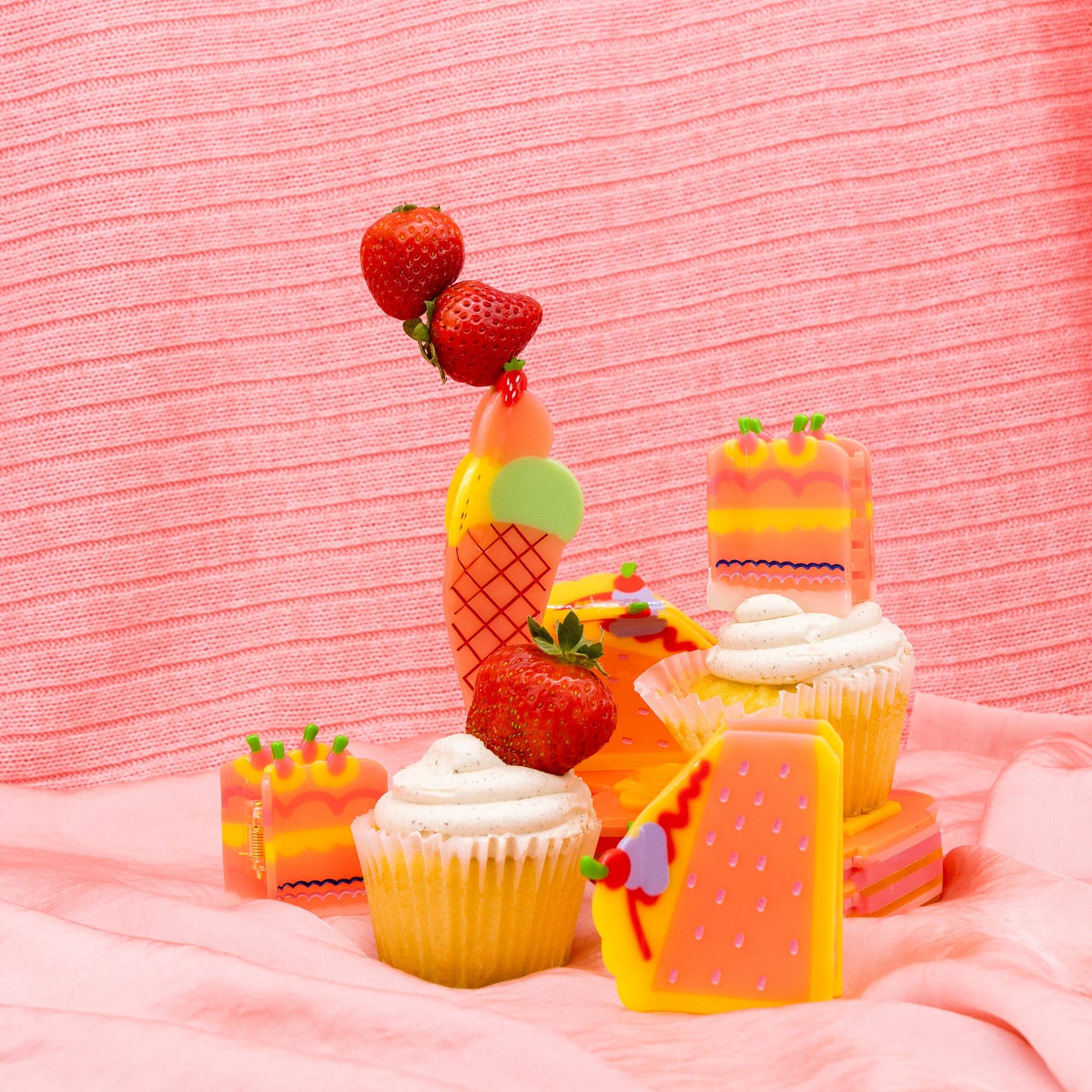 Khromophilia - Wholesale Hair Clip - Women's - Ice Cream Cone Bun Holder2