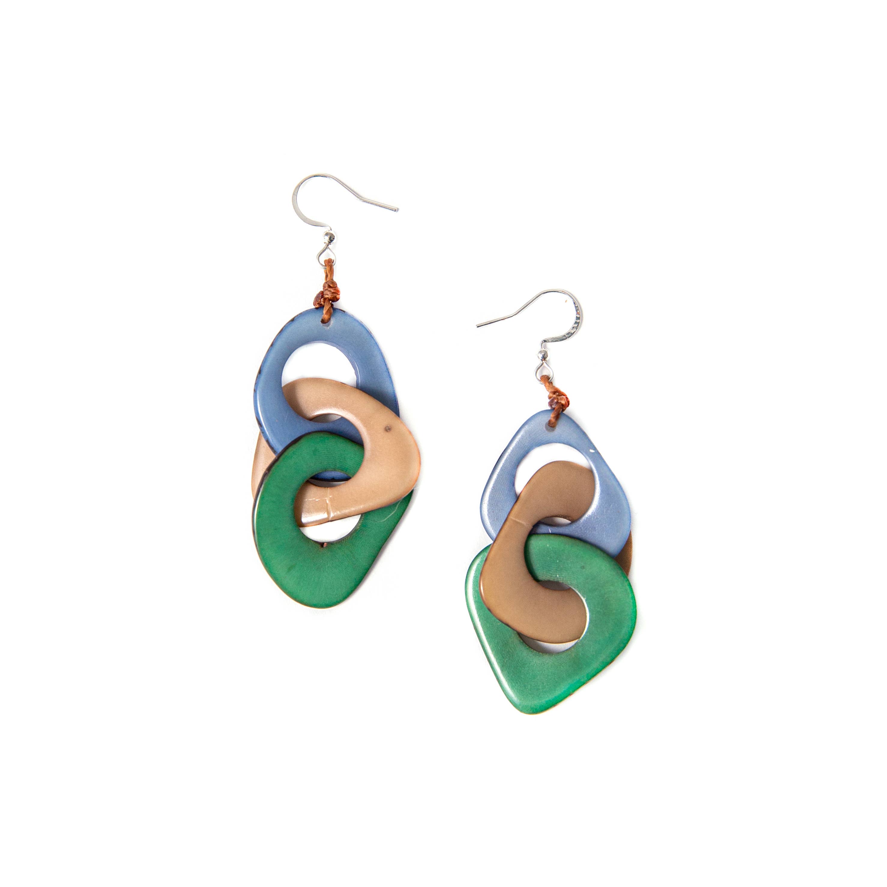 Organic Tagua Jewelry - Wholesale Dangle Earrings - Vero Earrings