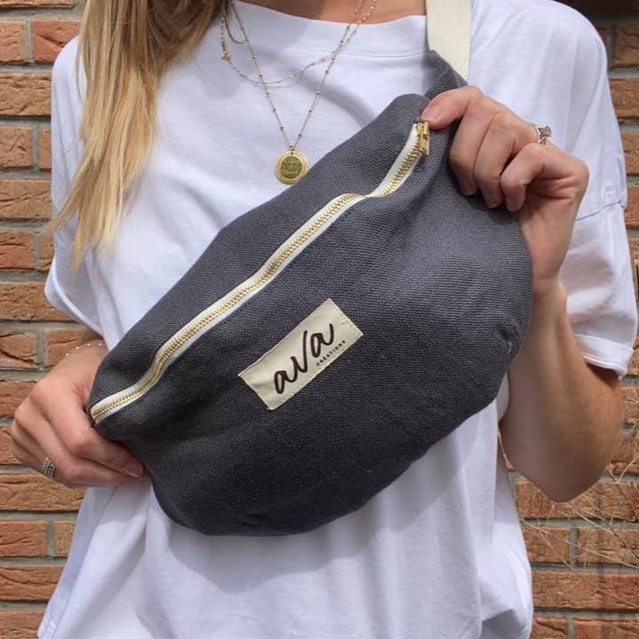 AVA Créations – Großhandel Bauchtasche – Damen – Gürteltasche aus französischem Leinen