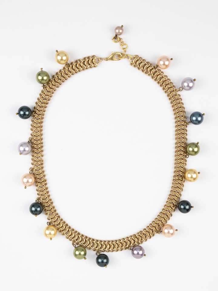 Modernist Pearl Necklace for wholesale by Monsieur Pamplemousse