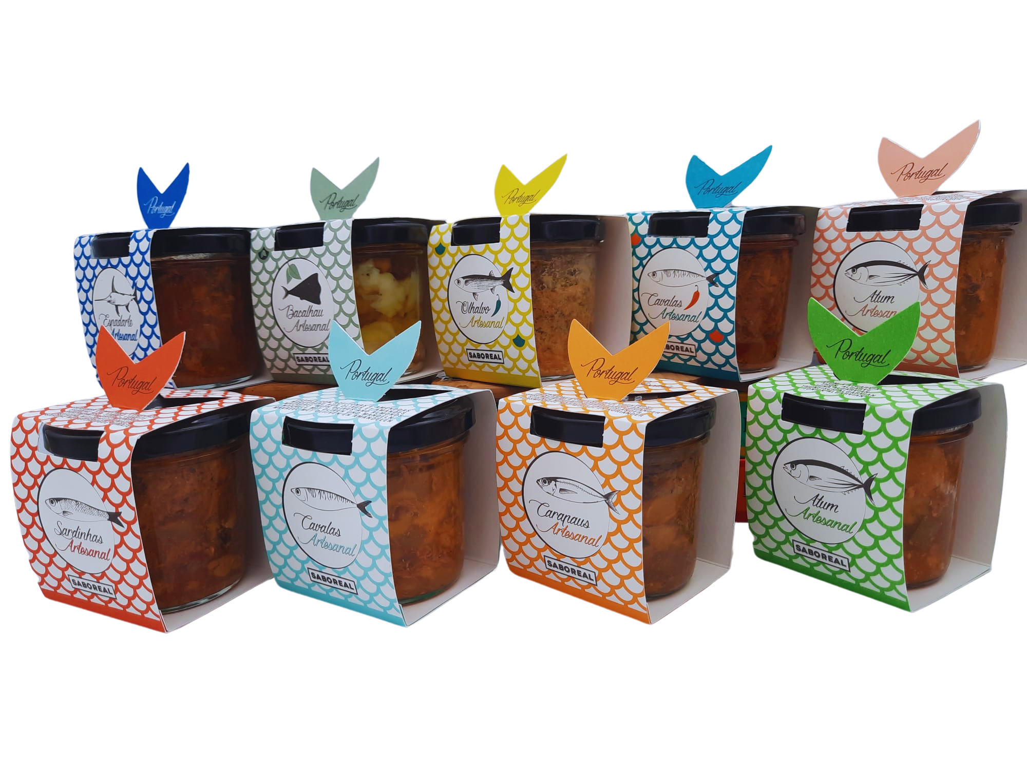 Conserveira do Arade - Vendita all'ingrosso Pesce in scatola - Cesto Scoperta con 9 Snack Saboreal2
