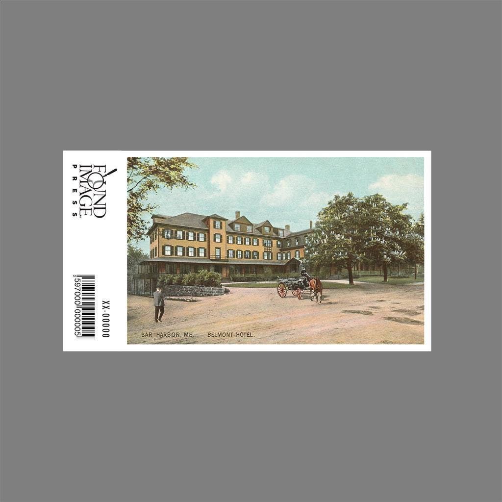 Found Image Press - Wholesale Sticker - Sticker ME-50 Belmont Hotel, Bar Harbor1