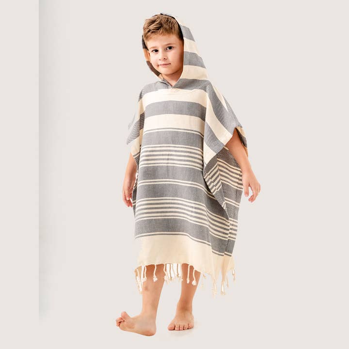 Kikoya - Wholesale Poncho Towel - Kids & Baby - Kid Hooded Poncho Surf Changing Swimming Beach Towel Toddler6