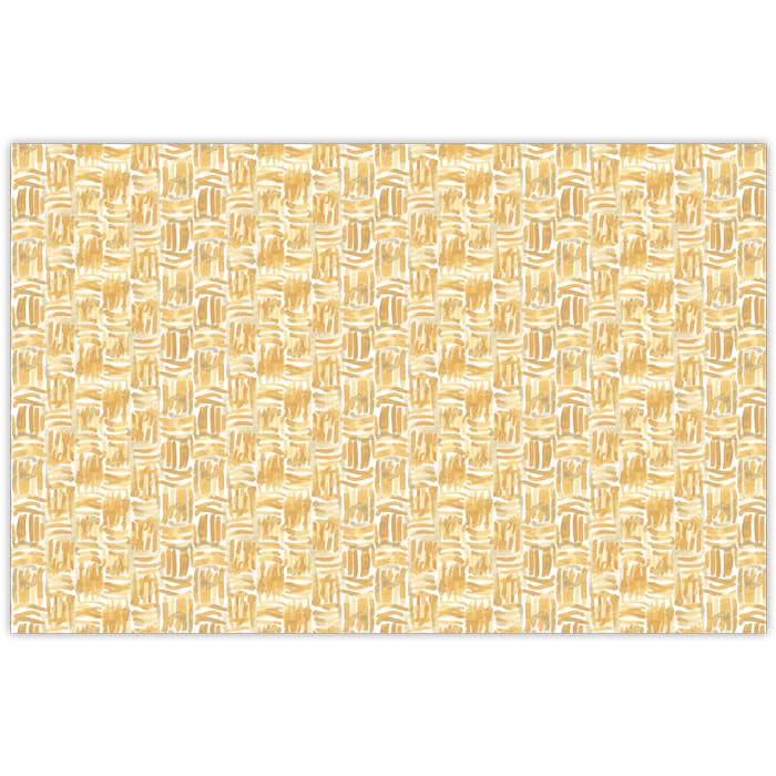 Napperon doré peint à la main pour la vente par RosanneBeck Collections