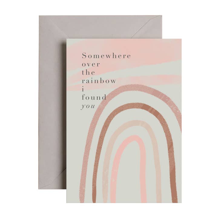 Found You Over the Rainbow Card | Engagement Card | Love for wholesale by I am Roxanne