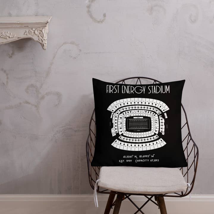 Stadium Prints by BTB – wholesale Throw/decorative pillow – Cleveland Browns Football Stadium & City Pillows8