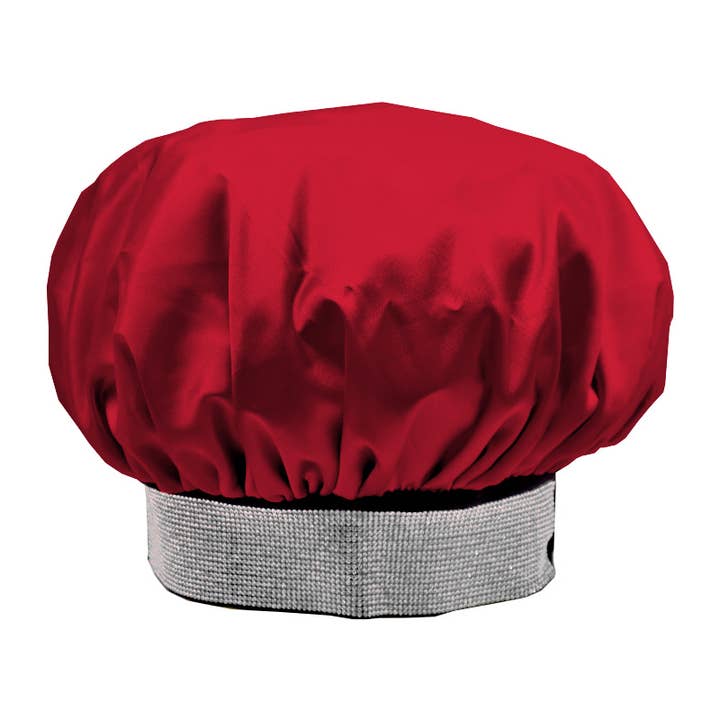 PINEAPPLE Beauty - Wholesale Sleep Cap / Bonnet - Women's - CALA 66051 Jewel Band Silky Satin Hair Bonnet Red - 6 pcs2