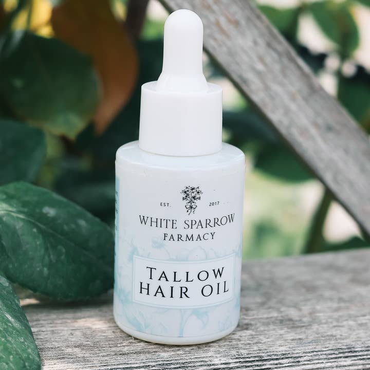White Sparrow Farmacy - Wholesale Hair Oil - Tallow Hair Oil