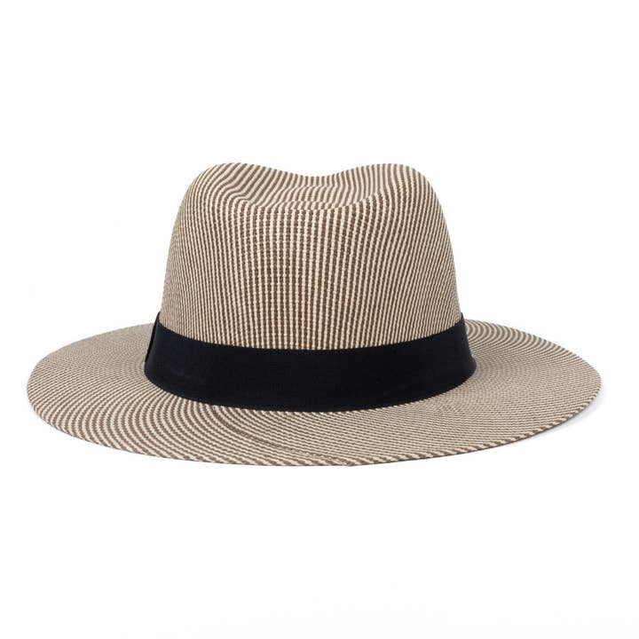Selini New York - Wholesale Fedora - Men's - Men's S/S Black Banded Fashion Fedora hat