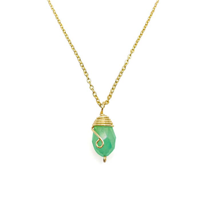 Alegria Accessories Inc. - Wholesale Pendant/Charm Necklace - Gold Birthstone necklace7