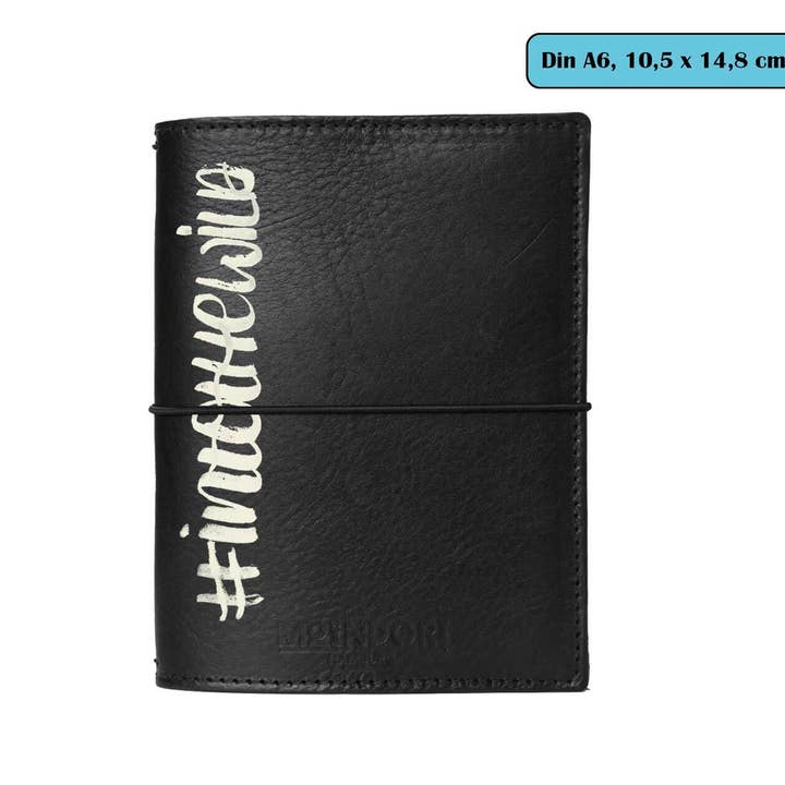 MoinDori Hamburg - Wholesale Journal Cover - DIN A6 BUJO cover “ArtLEIC” edition 2021 - classic black