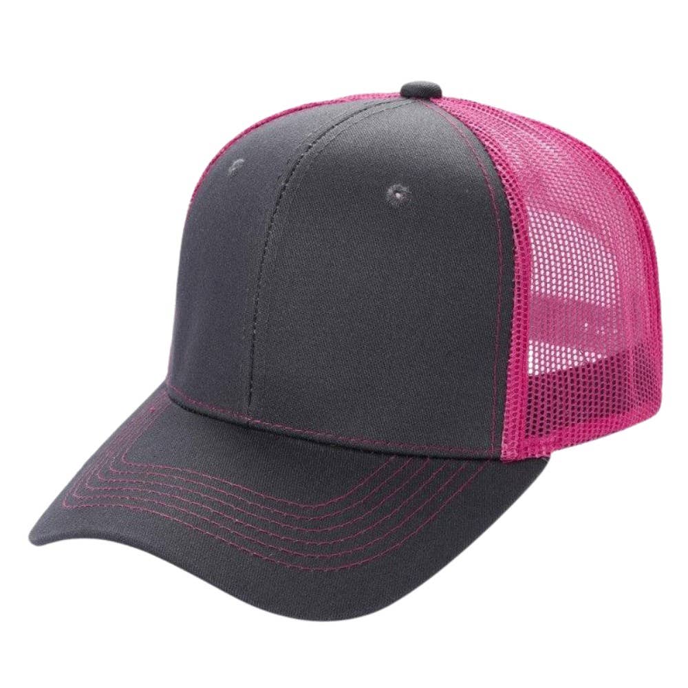 DOBBI – Großhandel Trucker-Cap – Unisex – Curve Trucker Mesh-Mütze mit 6 Paneelen19
