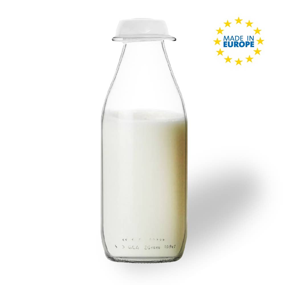 Hakan - Wholesale Milk/Juice Bottle - Glass Milk Bottle with Lid, Water Pitcher, Bottle for Juices3
