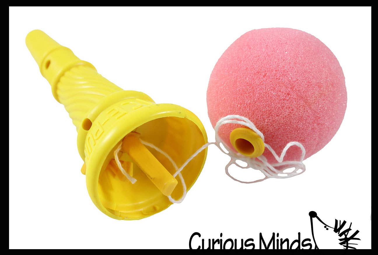 Curious Minds Toys - Wholesale Classic Toy - Kids - 1 Small Ice Cream Cone Shooter Popper Toy - Foam Ball Shoots6