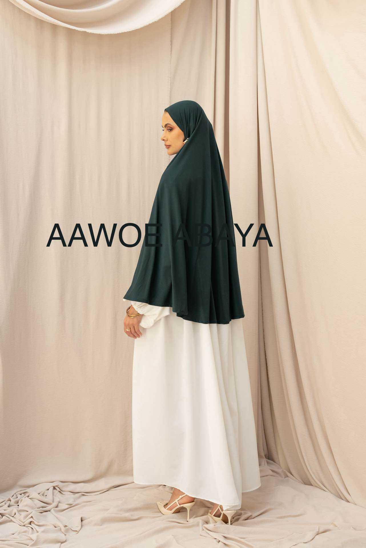 Aawoe Abaya - Wholesale Hijab - Dames - Elegante khimar met lange mouwen - 2418-KH62