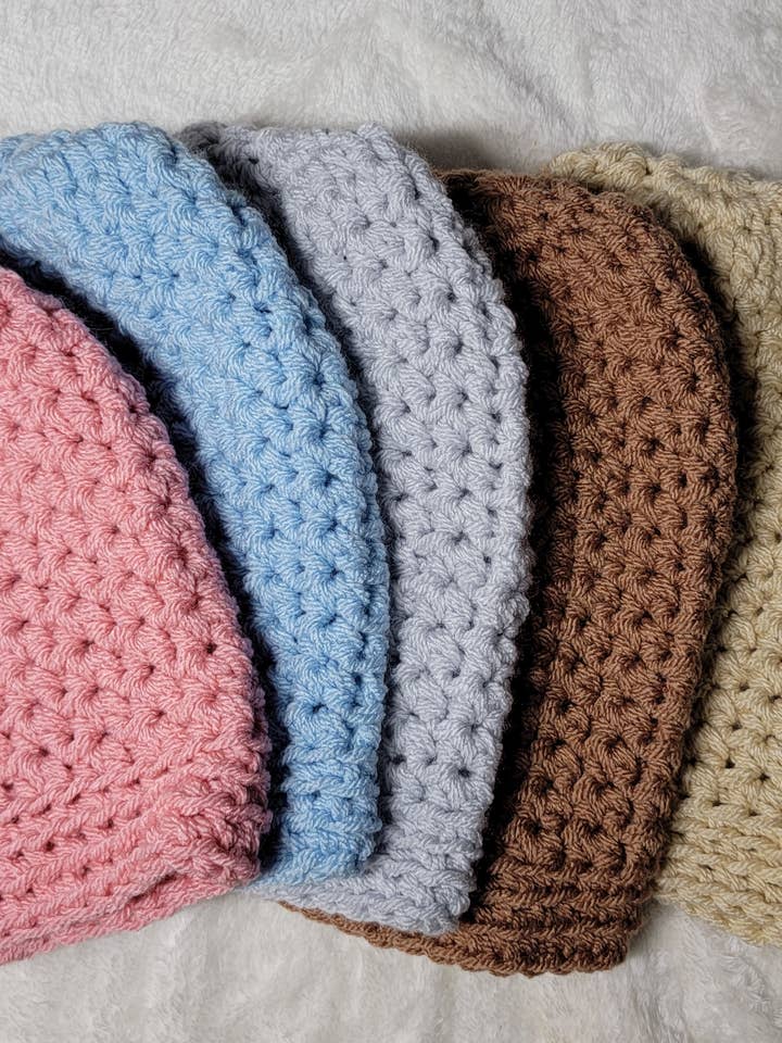 Bay beanie, Women's crocheted hat, handmade hat for wholesale by Bear Rye