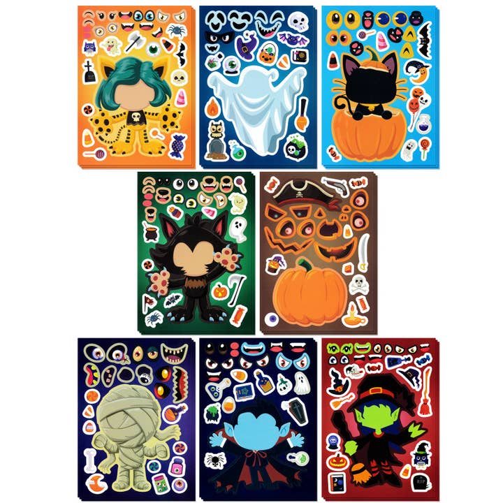 Wrapables Make Your Own Halloween Stickers, (24 Sheets) for wholesale by Wrapables.com