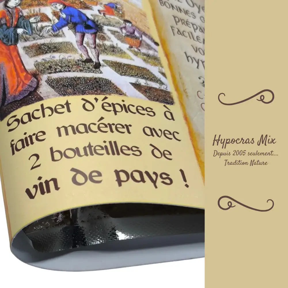 Tradition Nature – Großhandel DIY-Getränkekit – Hypocras | Gewürzmischung für mittelalterlichen Wein, 2 x 75 cl2