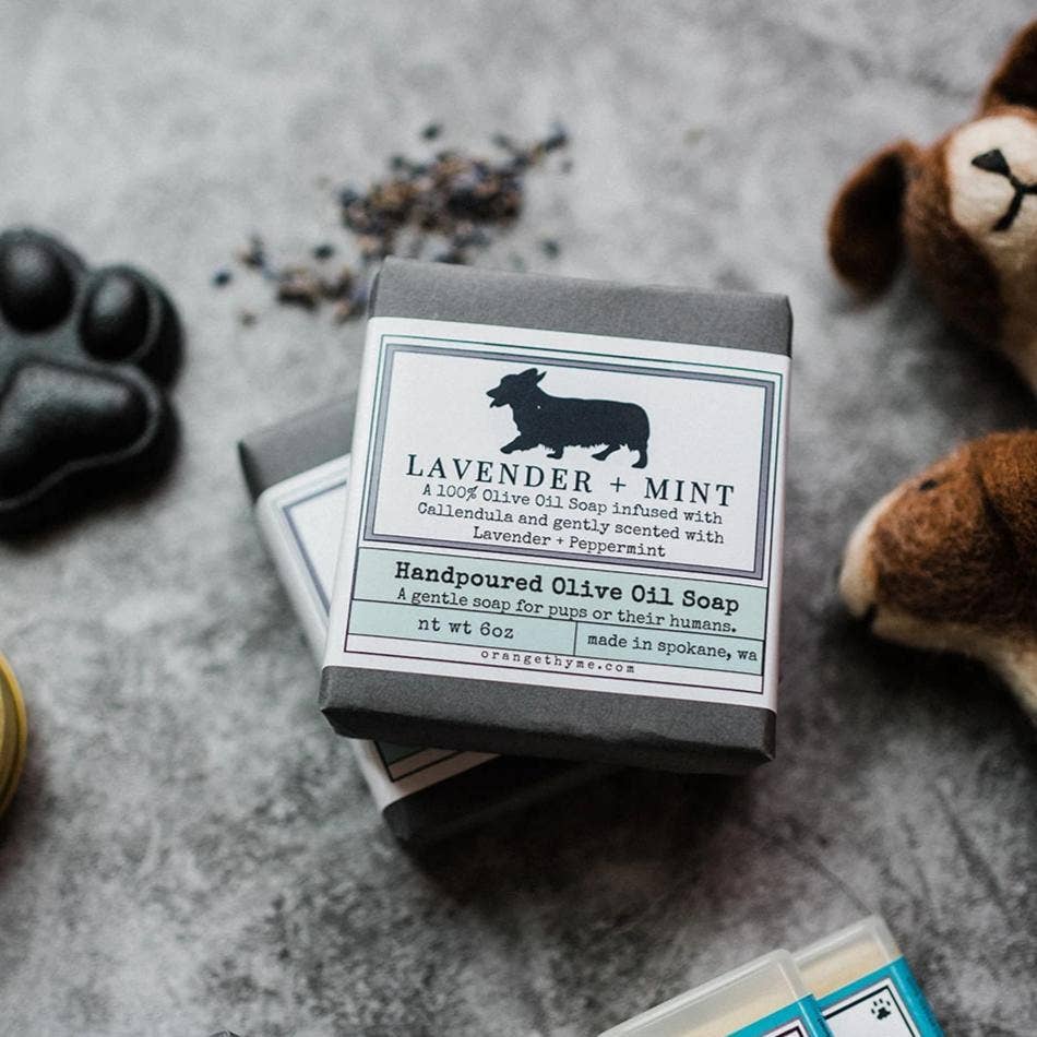 Orange Thyme Bath Apothecary – champô - Cão por atacado – Shampoo Cão Sabonete de Azeite- Alfazema + Hortelã2