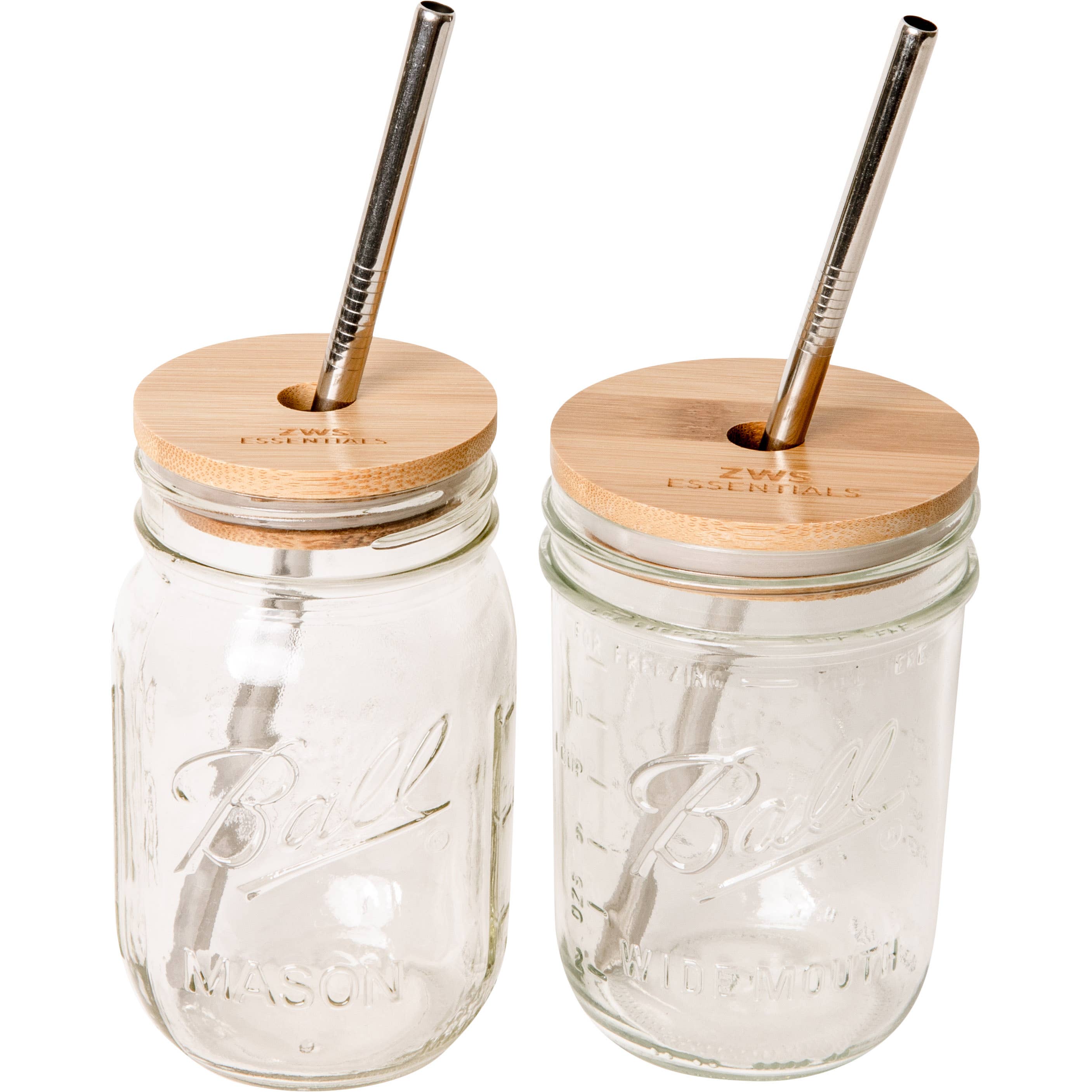 ZWS Essentials - Wholesale Drink Lids - Bamboo Mason Jar Lid4