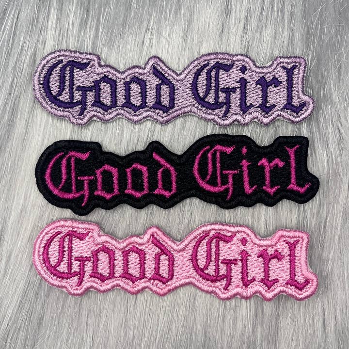 Geborduurde patch van Good Girl voor wholesale door Troublesome Heart