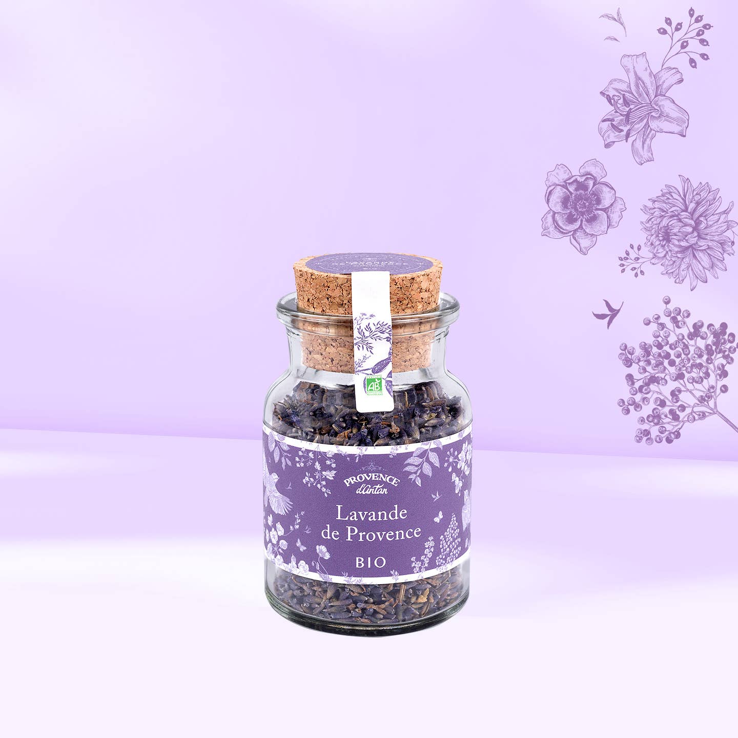 PROVENCE D'ANTAN - Wholesale Health/Detox Tea - Organic Provence Lavender* - 15g